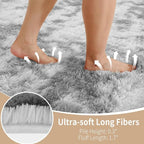 8x10 Area Rug Fluffy Shaggy Ultra Soft Faux Fur Non-Slip Machine Washable Carpet - Image 6