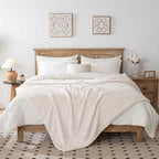 Beige Throw Blanket - Image 3