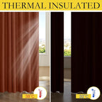 NICETOWN 100% Absolutely Blackout Linen Curtains - Image 6