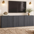 SICOTAS Buffet Cabinet with Storage 103.8" Sideboard Accent Modern Credenza by SICOTAS