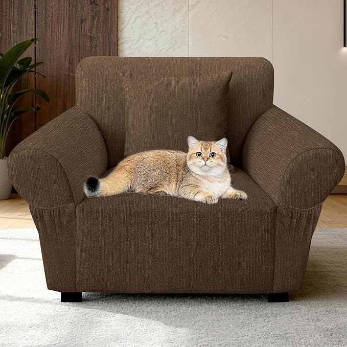 Armchair Slipcover with 1 Pillow Cover - Image 7