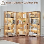 LELELINKY Farmhouse Display Cabinet - Image 9
