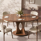 Einhomn 43-59" Extendable Round Dining Table, Kitchen Table - Image 3