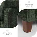 Luxury Oversized Accent Chair, 40.9" Upholstered Comfy Piping Single Armchairs - Image 7
