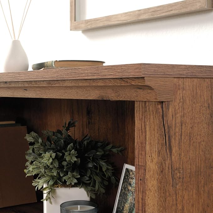 Sauder 3 Tier Book Shelf Wooden Bookcase Multipurpose Bookshelf - Image 7