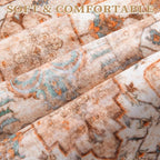 SERISSA 5x7 Washable Non Slip Boho Area Rug - Image 4