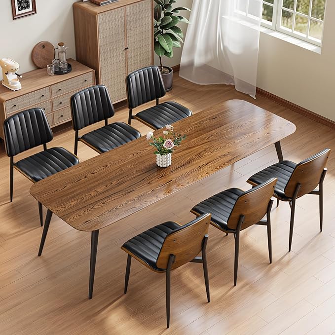 YaFiti Dining Chairs Set of 2, Mid Century Modern Dining Room Kitchen Chairs - Image 8