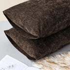 CaliTime Decorative Standard Throw Pillow Covers 26 X 20 Inches Coffee | Pack - Image 4