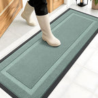 OLANLY Front Door Mat Outside 47x17, All-Season Heavy-Duty Rubber Doormat | by OLANLY