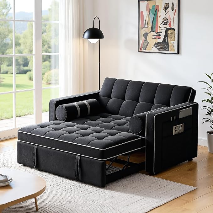 Pipishell 3 in 1 Sleeper Sofa Bed, Pull Out Couch by Pipishell