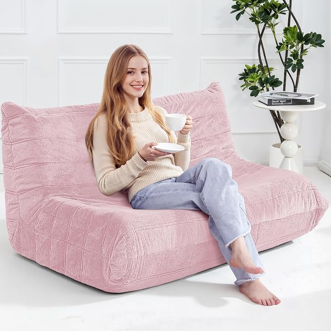 Bean Bag Loveseat Chair Big Sofa Beanbag Chair - Image 3