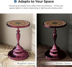 Homes: Inside + Out Halric Modern 24" Tall Round End Table - Image 7