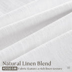 Snow White Pinch Pleated 105 Inch Curtains 2 Panels - Image 3