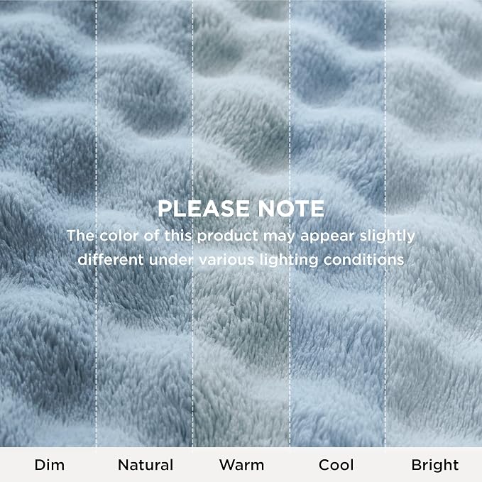 Bedsure 3D Fleece Bubble Blanket - Image 9