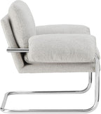 Modway Ansel Boucle Accent Chair in Newsprint - Image 6