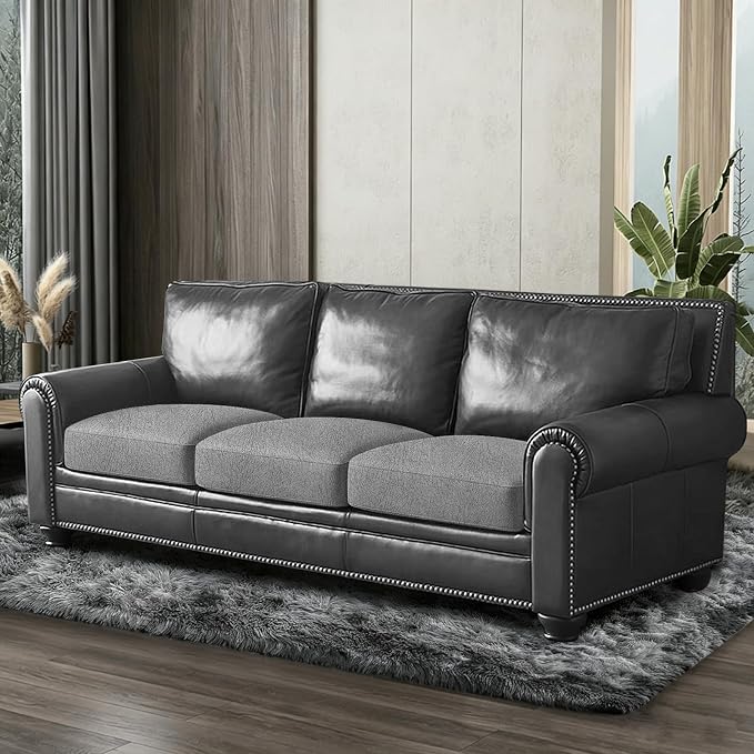 ANARACHON Leather Look Couch Cushion Covers Sofa Seat Slipcovers Sets Couches - Image 8
