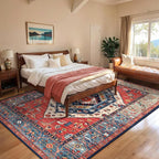 SERISSA 8x10 Washable Non Slip Boho Area Rug - Image 3