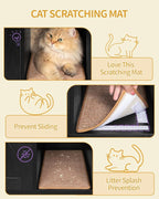 Hzuaneri Cat Litter Box Enclosure, Hidden Litter Box Cabinet Furniture - Image 7