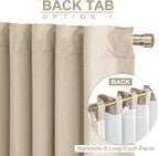 Faux Linen Total Blackout Curtains - Image 3