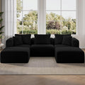 Novilla 106" Modular Sectional Sofa, Modern Cloud Sectional Couch by Novilla