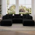 Novilla 106" Modular Sectional Sofa, Modern Cloud Sectional Couch by Novilla