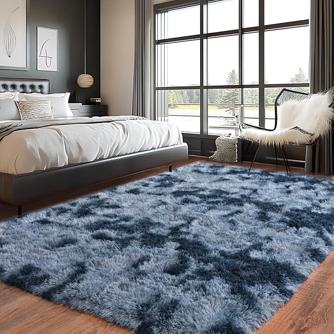 Pionblank Large Rug for Living Room 6x9, Modern Shag Area Rug - Image 8