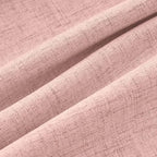 MIULEE 100% Blackout Linen Curtains 42 x 84 Inch Blush Pink 2 Panels | Thermal - Image 9