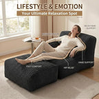 6FT Large Bean Bag Chair Lounger - Image 3
