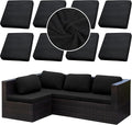 8PCS Patio Cushion Covers.Patio Furniture Couch SeatSlipcovers | Washable by SUKAIKEQA