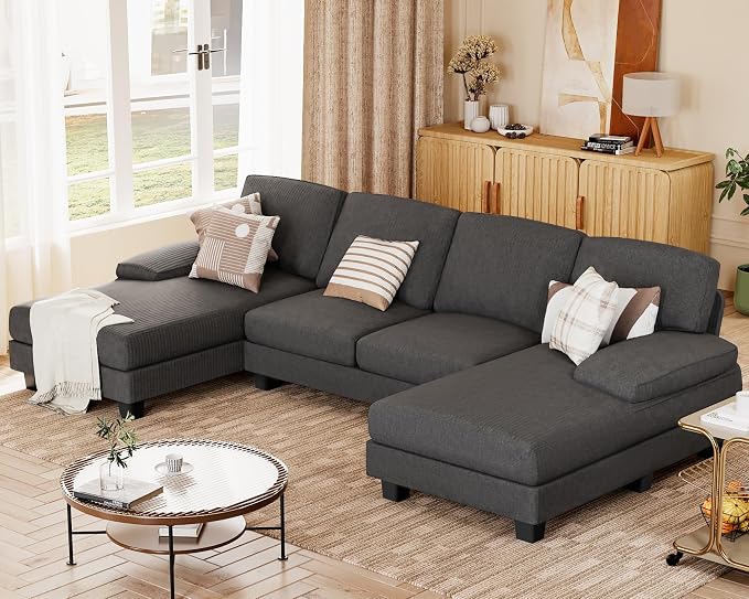 JUMMICO Sectional Couches for Living Room, U Shaped Couch - Image 6
