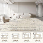 UERMEI 10x12 Area Rug Living Room Rugs - Image 3