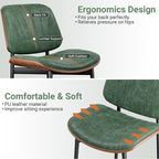 YaFiti Dining Chairs Set of 2, Dining Room and Kitchen Chairs, Mid Century - Image 4