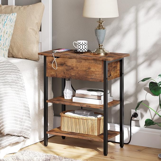 HOOBRO Set of 2 End Tables, Side Table - Image 4
