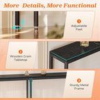 SUPERJARE 102.4 Inch Sofa Table - Image 9