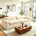 Vesgantti 118" Modular Sectional Couch, Comfy Corduroy Upholstered Cloud Couches by Vesgantti