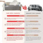 Genina Waterproof Couch Cover, Washable Anti-Slip 86.6 inch Sofa Covers - Image 3