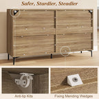 JASIWAY Buffet Cabinet with Storage, Modern Coffee Bar Cabinet Console Table - Image 6