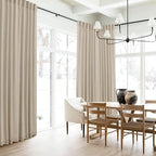 RYB HOME Linen Semi Sheer Curtains - Image 4