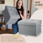 LINMAGCO Ottoman Storage Ottoman - Image 3