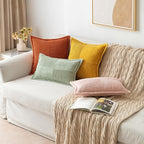 MIULEE Fall Burnt Orange Decorative Throw Pillow Covers - Image 4