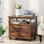 Joaxswe Farmhouse Nightstand Set of 2 - Image 6