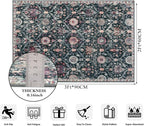 Lahome Moroccan Trellis Washable Rug, 2x3 Entryway Rugs - Image 2
