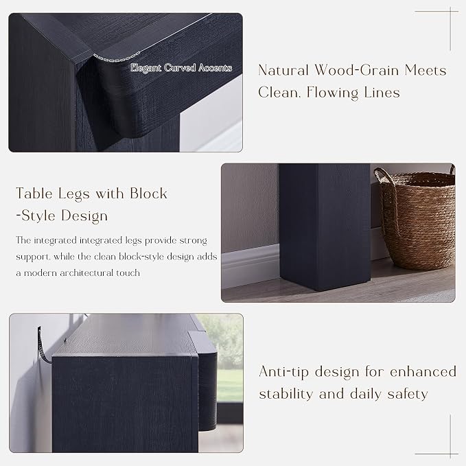 JXQTLINGMU 63" Console Table - Image 7
