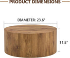 23.6'' Modern Round Coffee Table - Image 2
