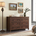 T4TREAM Farmhouse 6 Drawers Dresser - Image 9
