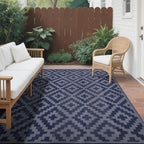 SAND MINE Reversible Mats, Plastic Straw Rug, Modern Area Rug, Large Floor Mat - Image 5
