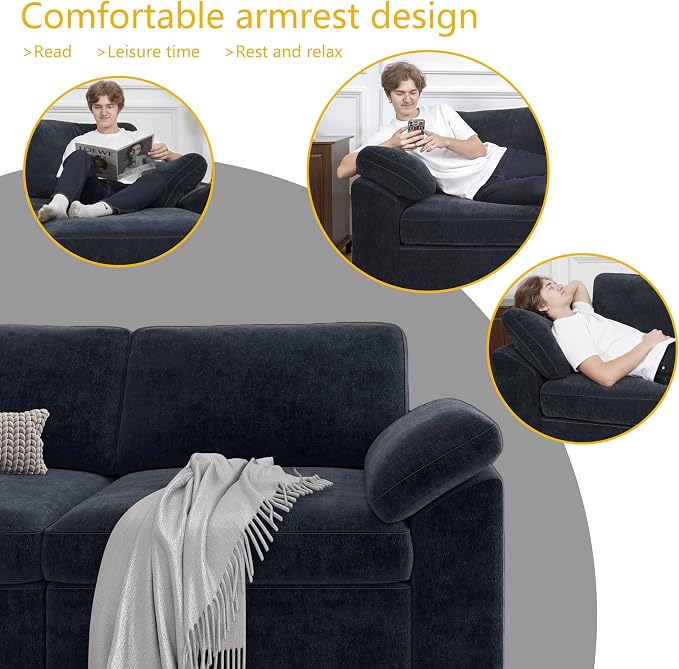 EASE MOOSE Oversized Modular Sectional Sofa, FSC Certified Extra Large U Shape - Image 6