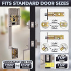 Front Door Lock Set – Zinc Alloy Body - Image 4