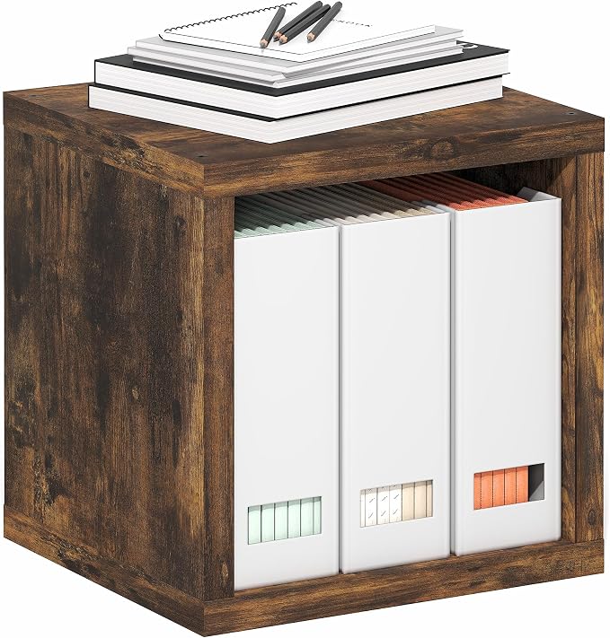 Furinno Cubicle Book Shelf, Stackable Bookshelf, Cube Storage Organizer Bookcase - Image 3