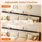 SUPERJARE 102.4 Inch Sofa Table - Image 6